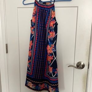 Pattern Halter Dress ONLY WORN ONCE